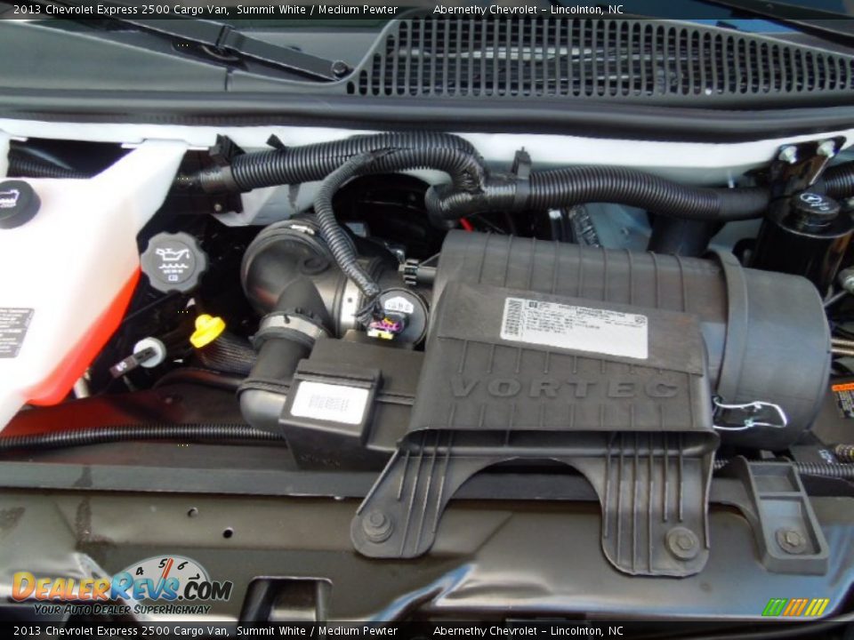 2013 Chevrolet Express 2500 Cargo Van Summit White / Medium Pewter Photo #24