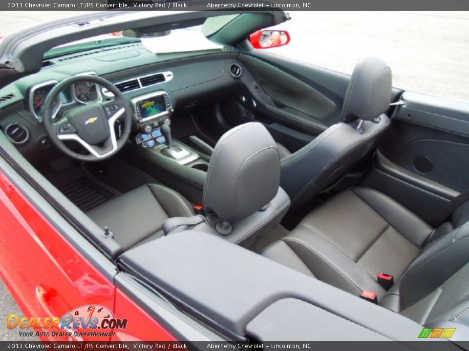 Black Interior - 2013 Chevrolet Camaro LT/RS Convertible Photo #7