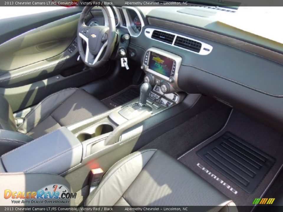 Black Interior - 2013 Chevrolet Camaro LT/RS Convertible Photo #22