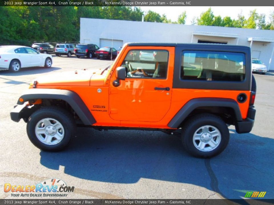 2013 Jeep Wrangler Sport 4x4 Crush Orange / Black Photo #3