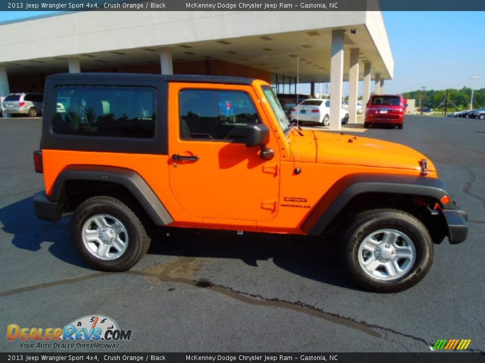 2013 Jeep Wrangler Sport 4x4 Crush Orange / Black Photo #4