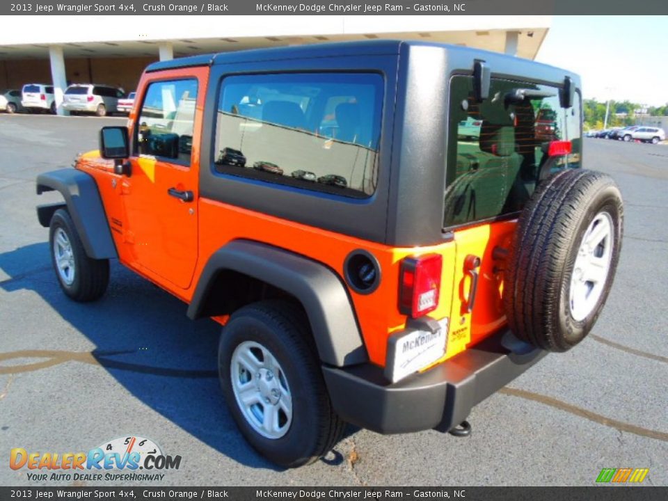 2013 Jeep Wrangler Sport 4x4 Crush Orange / Black Photo #5