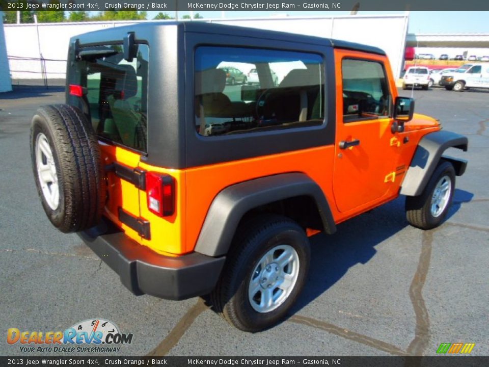 2013 Jeep Wrangler Sport 4x4 Crush Orange / Black Photo #6