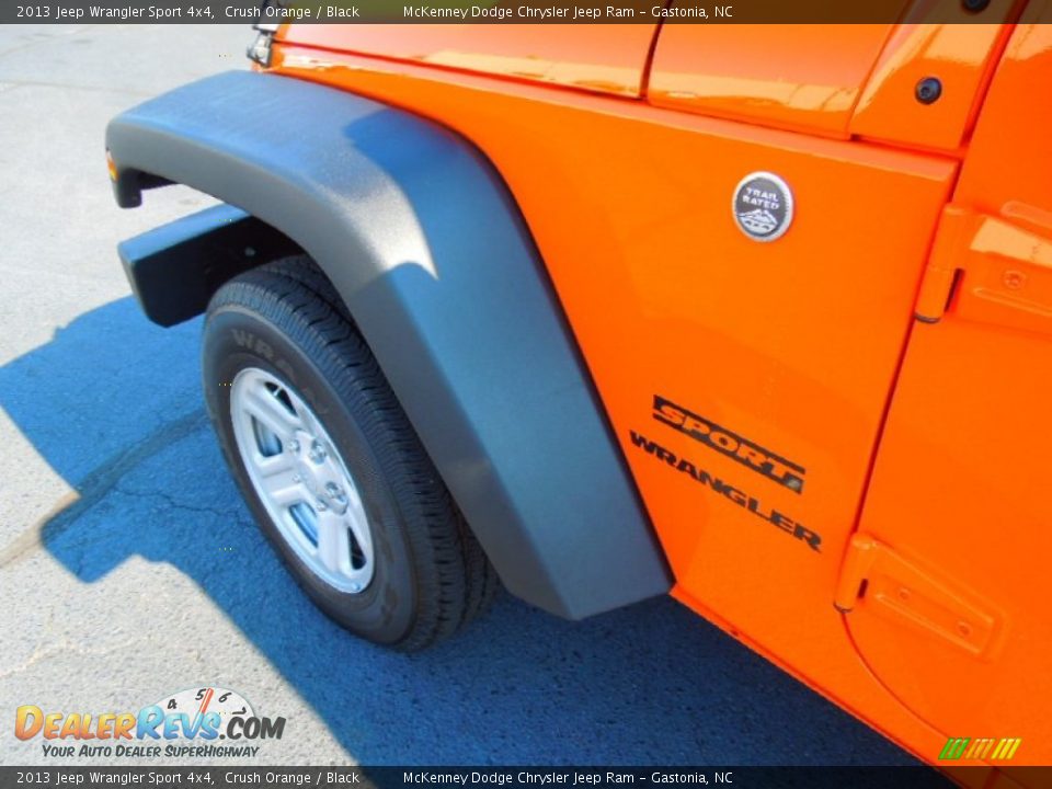 2013 Jeep Wrangler Sport 4x4 Crush Orange / Black Photo #7