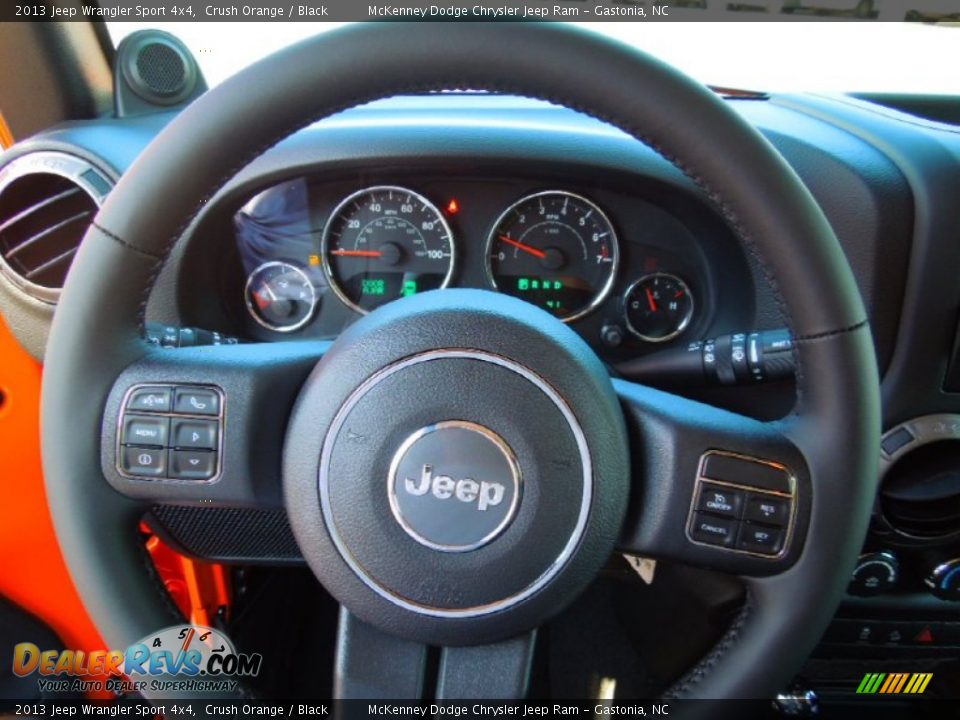 2013 Jeep Wrangler Sport 4x4 Crush Orange / Black Photo #16