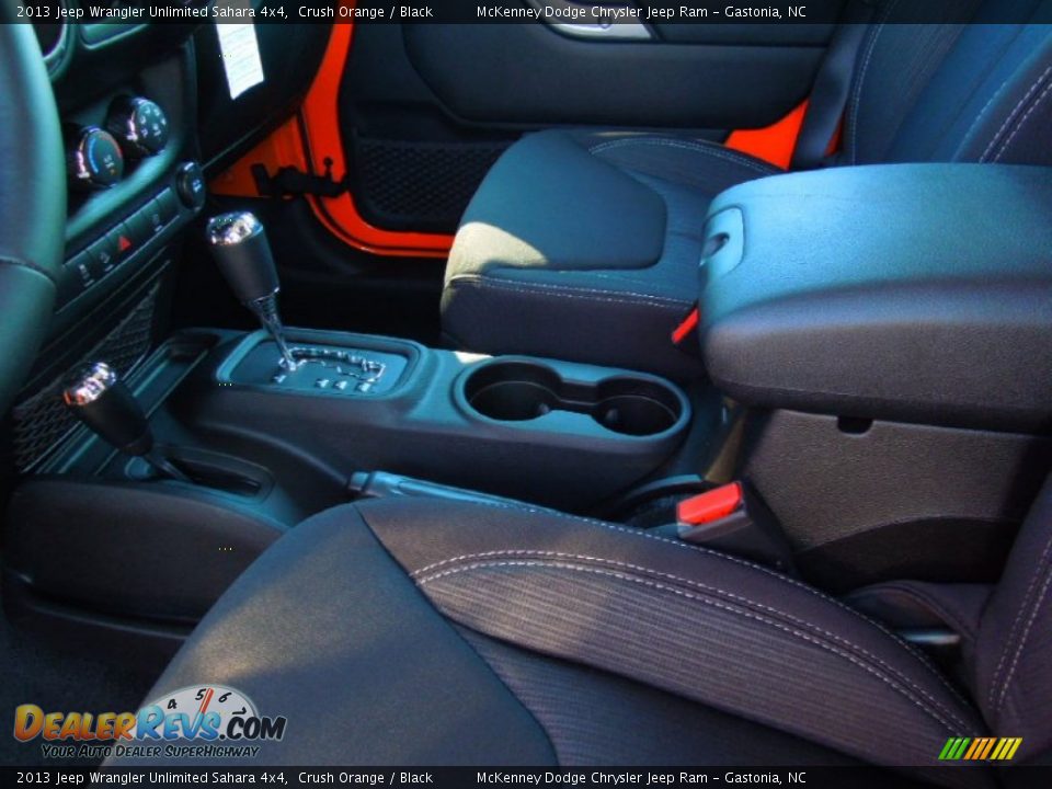 2013 Jeep Wrangler Unlimited Sahara 4x4 Crush Orange / Black Photo #12