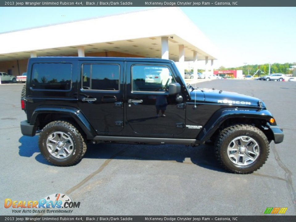 Black 2013 Jeep Wrangler Unlimited Rubicon 4x4 Photo #4