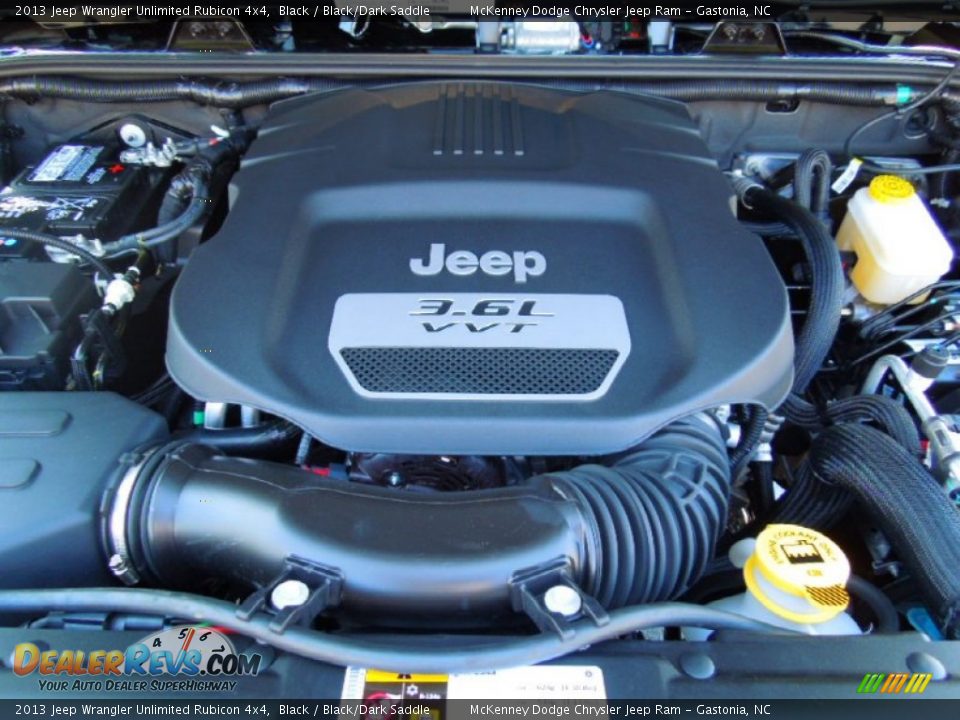 2013 Jeep Wrangler Unlimited Rubicon 4x4 3.6 Liter DOHC 24-Valve VVT Pentastar V6 Engine Photo #26