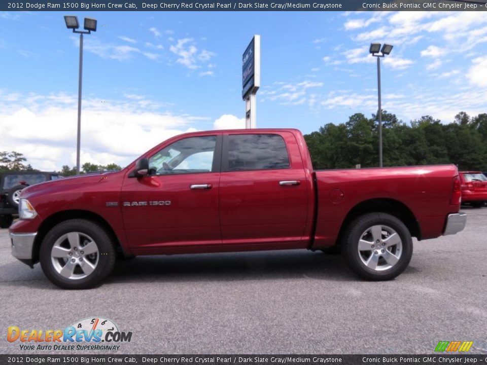 2012 Dodge Ram 1500 Big Horn Crew Cab Deep Cherry Red Crystal Pearl / Dark Slate Gray/Medium Graystone Photo #4