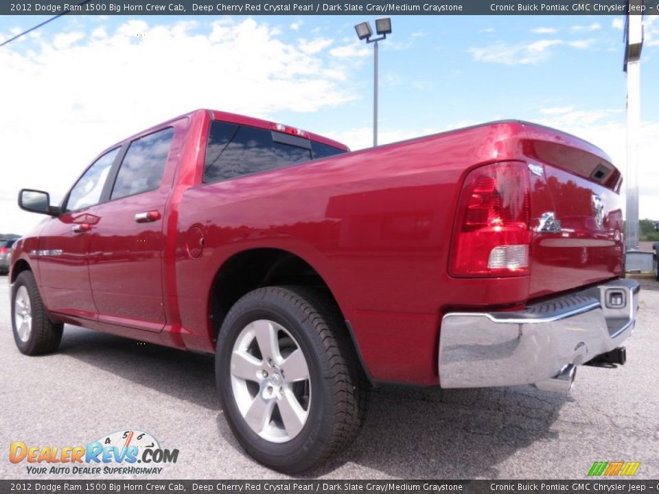 2012 Dodge Ram 1500 Big Horn Crew Cab Deep Cherry Red Crystal Pearl / Dark Slate Gray/Medium Graystone Photo #5