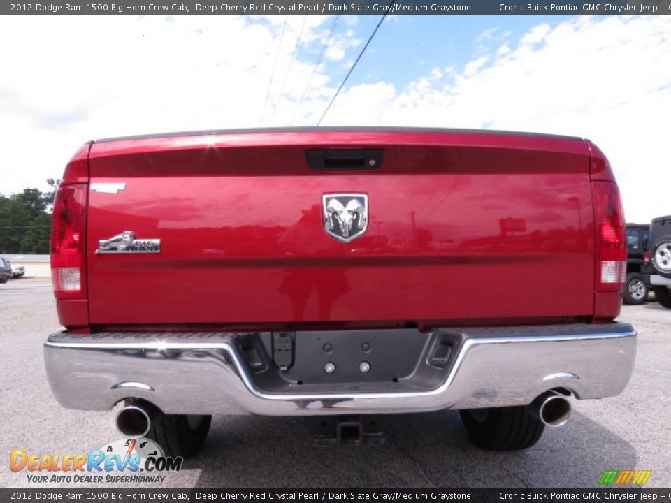 2012 Dodge Ram 1500 Big Horn Crew Cab Deep Cherry Red Crystal Pearl / Dark Slate Gray/Medium Graystone Photo #6