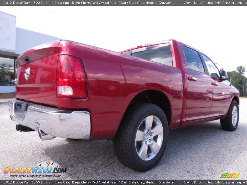 2012 Dodge Ram 1500 Big Horn Crew Cab Deep Cherry Red Crystal Pearl / Dark Slate Gray/Medium Graystone Photo #7