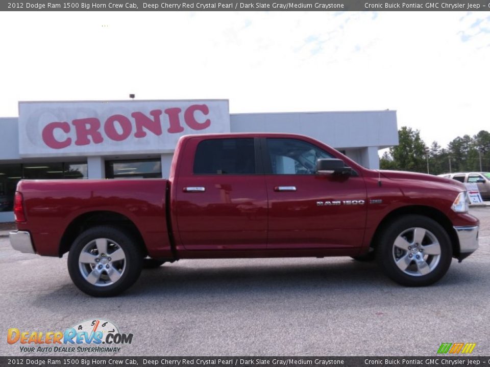 2012 Dodge Ram 1500 Big Horn Crew Cab Deep Cherry Red Crystal Pearl / Dark Slate Gray/Medium Graystone Photo #8