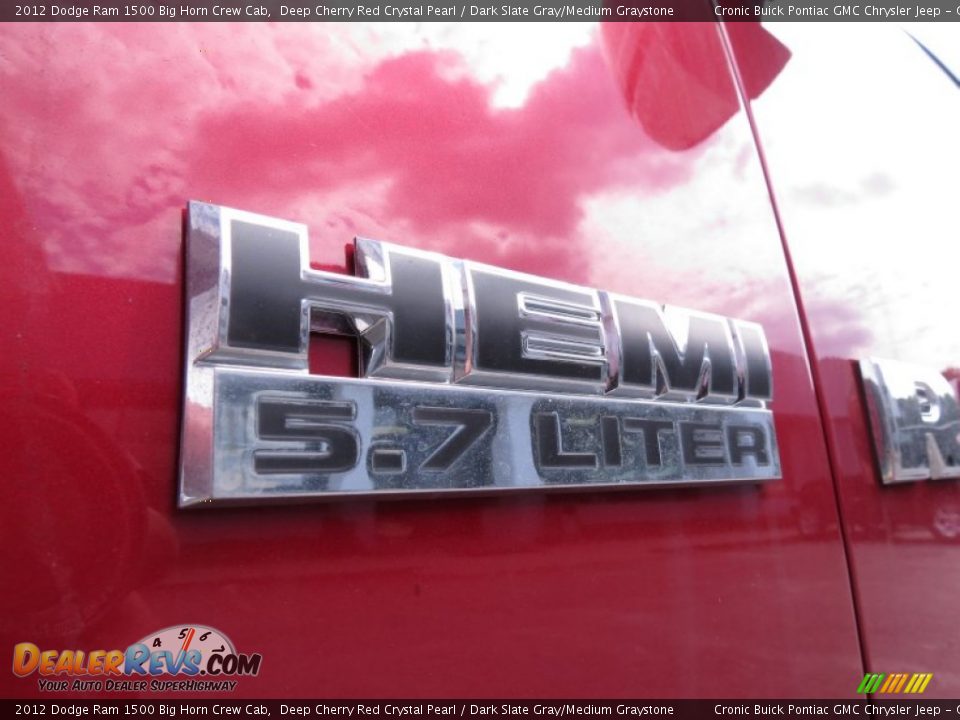 2012 Dodge Ram 1500 Big Horn Crew Cab Deep Cherry Red Crystal Pearl / Dark Slate Gray/Medium Graystone Photo #10