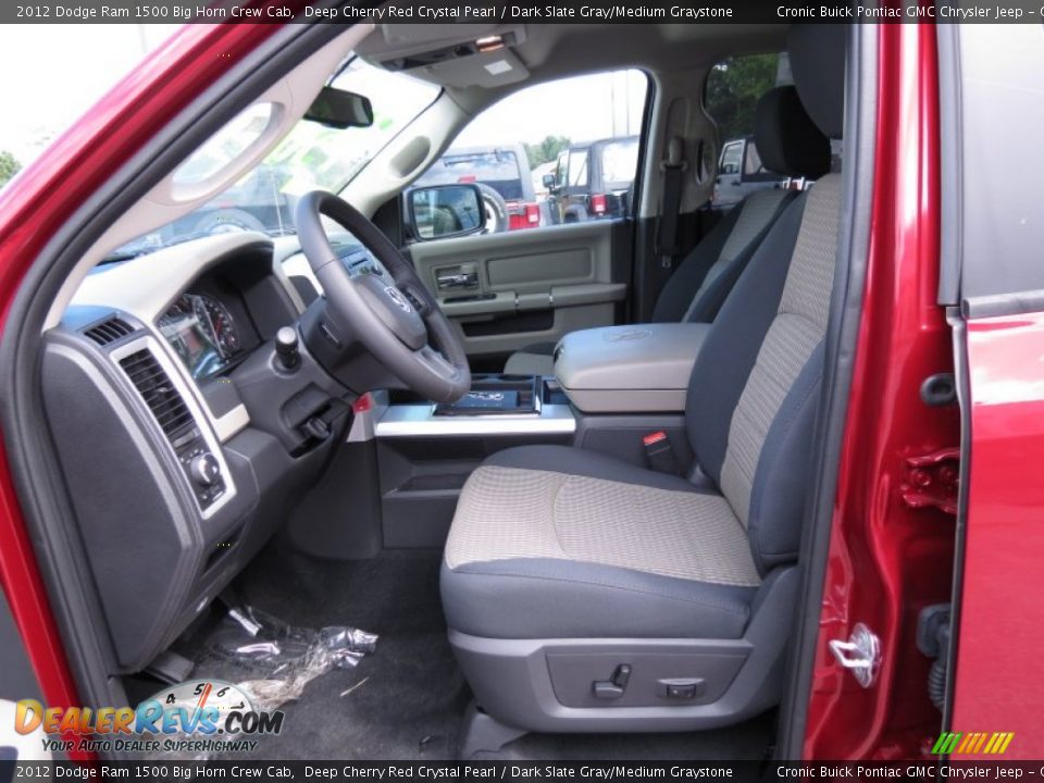 2012 Dodge Ram 1500 Big Horn Crew Cab Deep Cherry Red Crystal Pearl / Dark Slate Gray/Medium Graystone Photo #11