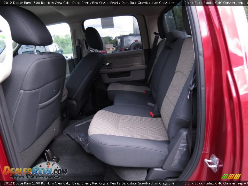 2012 Dodge Ram 1500 Big Horn Crew Cab Deep Cherry Red Crystal Pearl / Dark Slate Gray/Medium Graystone Photo #12