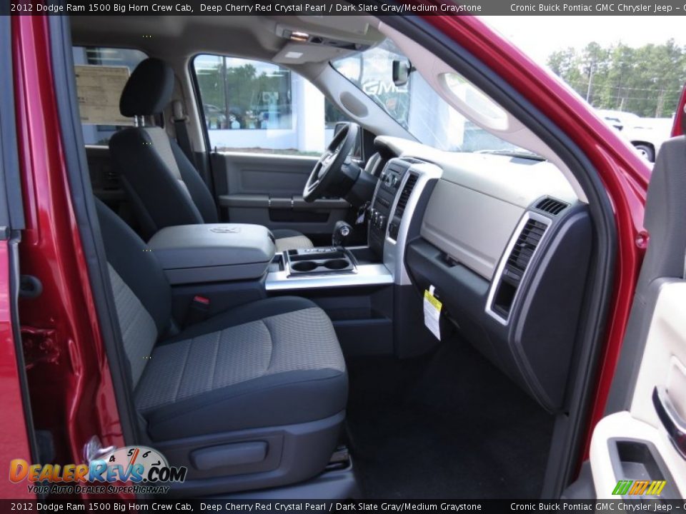 2012 Dodge Ram 1500 Big Horn Crew Cab Deep Cherry Red Crystal Pearl / Dark Slate Gray/Medium Graystone Photo #13