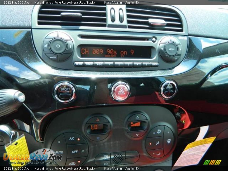 Controls of 2012 Fiat 500 Sport Photo #9