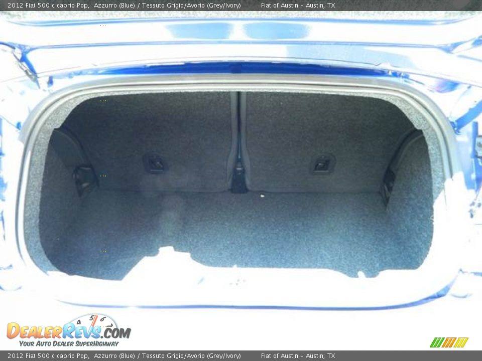 2012 Fiat 500 c cabrio Pop Azzurro (Blue) / Tessuto Grigio/Avorio (Grey/Ivory) Photo #4