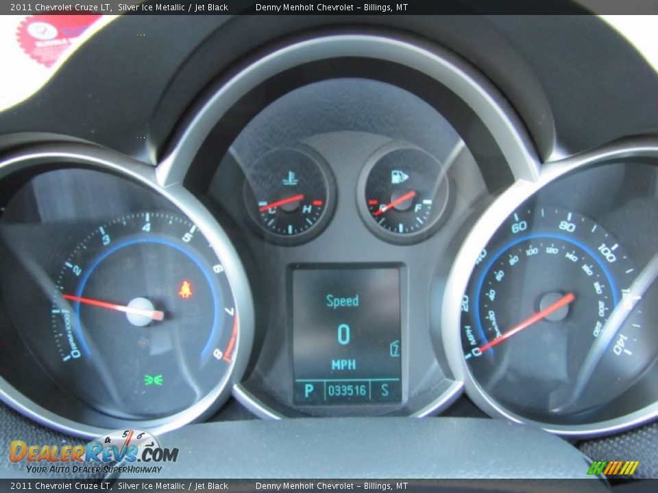 2011 Chevrolet Cruze LT Silver Ice Metallic / Jet Black Photo #18