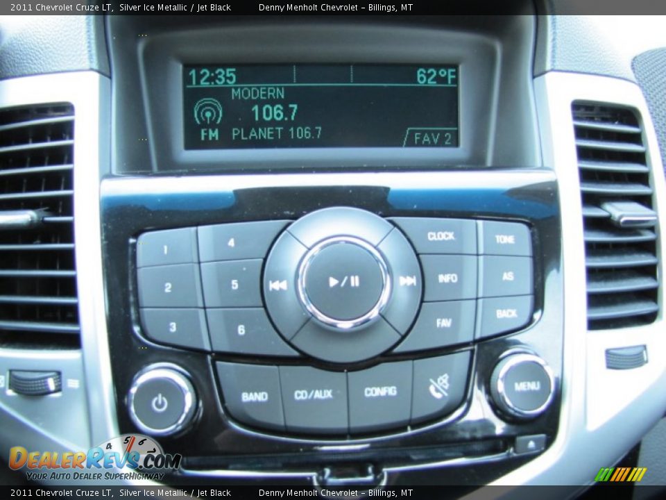 2011 Chevrolet Cruze LT Silver Ice Metallic / Jet Black Photo #19