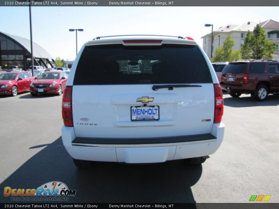 2010 Chevrolet Tahoe LTZ 4x4 Summit White / Ebony Photo #4
