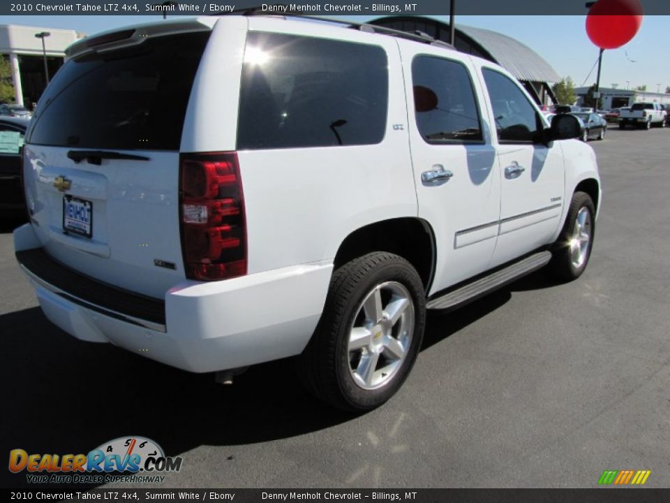 2010 Chevrolet Tahoe LTZ 4x4 Summit White / Ebony Photo #5