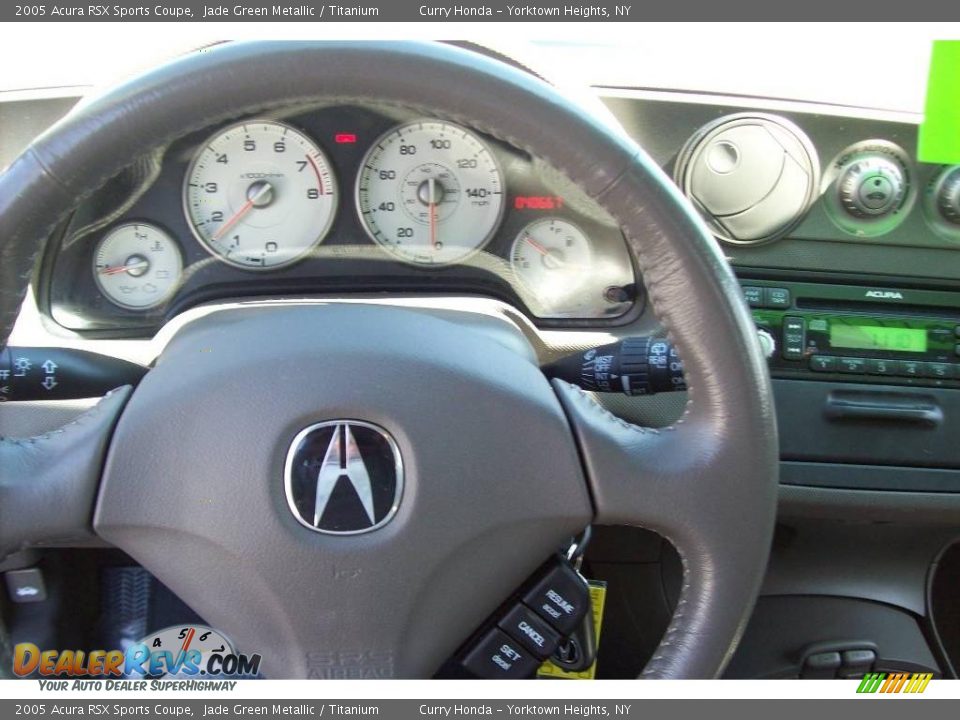 2005 Acura RSX Sports Coupe Jade Green Metallic / Titanium Photo #5