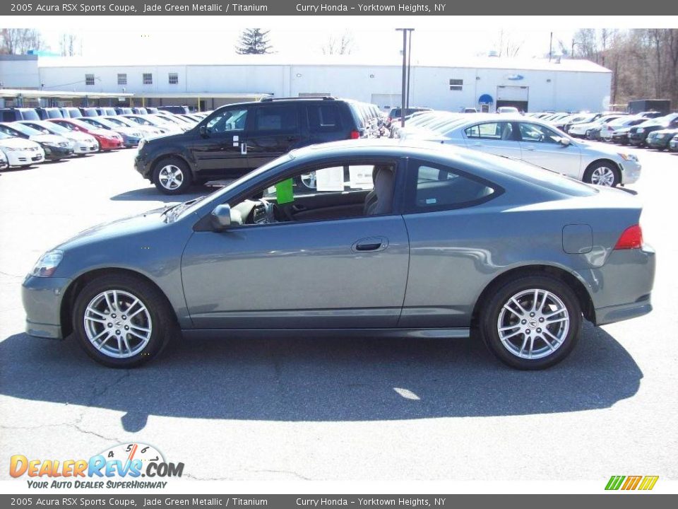 2005 Acura RSX Sports Coupe Jade Green Metallic / Titanium Photo #19