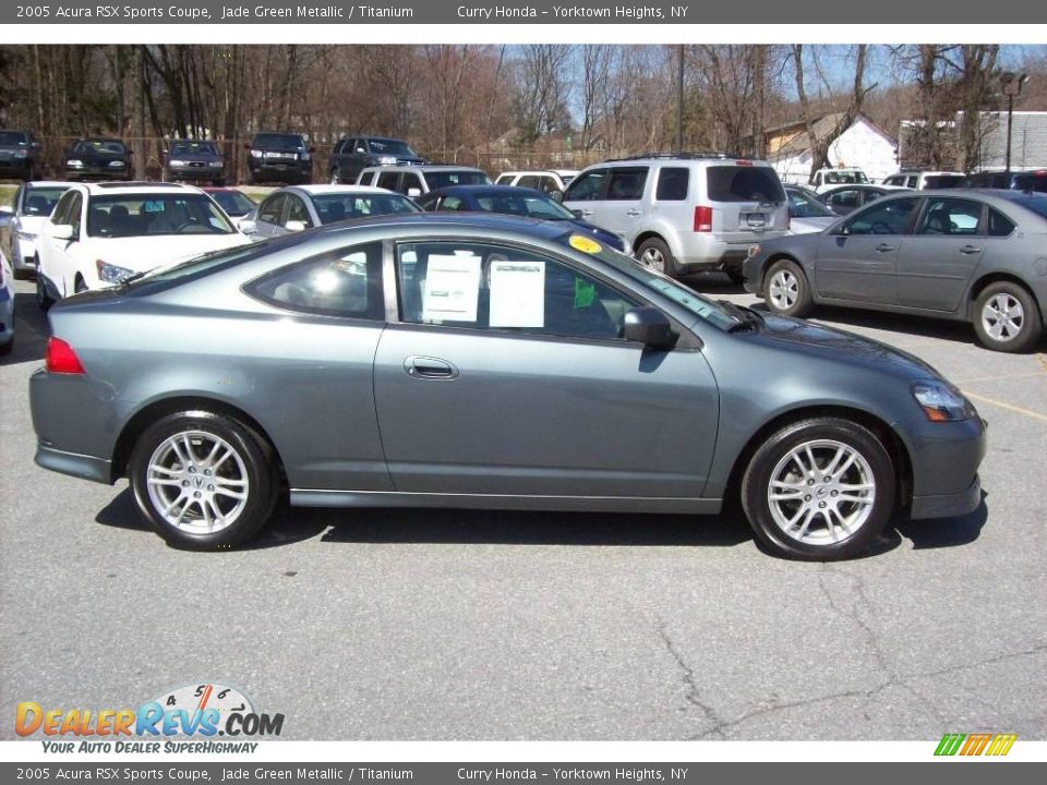 2005 Acura RSX Sports Coupe Jade Green Metallic / Titanium Photo #20