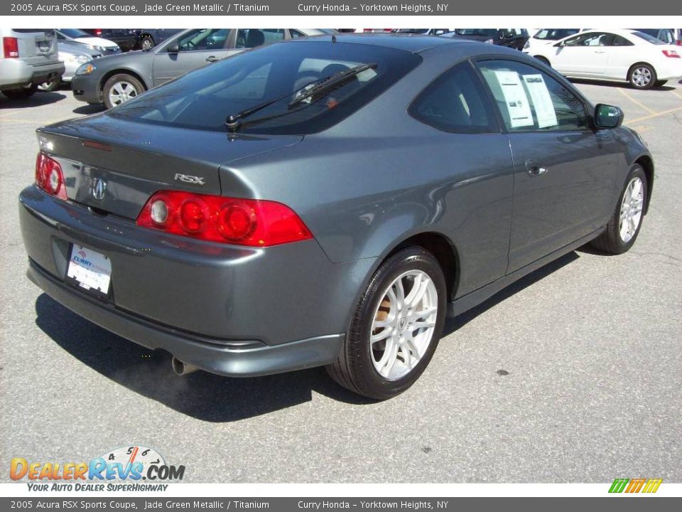 2005 Acura RSX Sports Coupe Jade Green Metallic / Titanium Photo #21