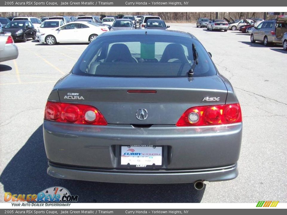 2005 Acura RSX Sports Coupe Jade Green Metallic / Titanium Photo #22