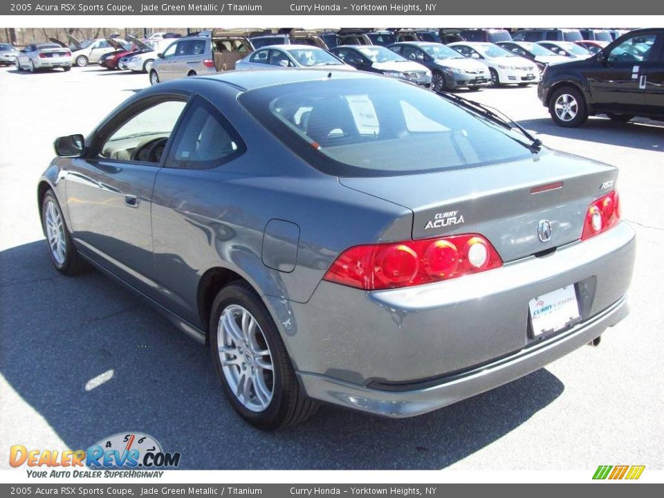 2005 Acura RSX Sports Coupe Jade Green Metallic / Titanium Photo #23