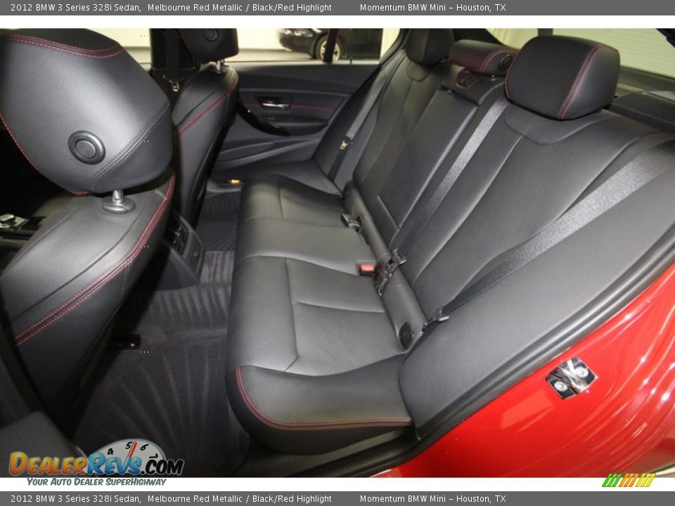 Rear Seat of 2012 BMW 3 Series 328i Sedan Photo #14