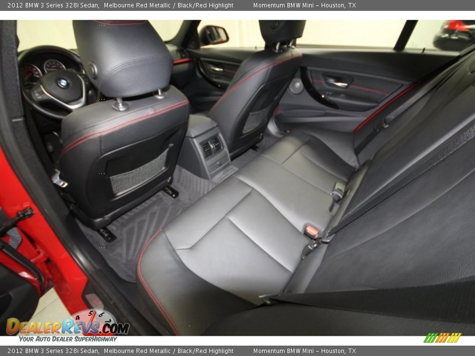 Rear Seat of 2012 BMW 3 Series 328i Sedan Photo #29