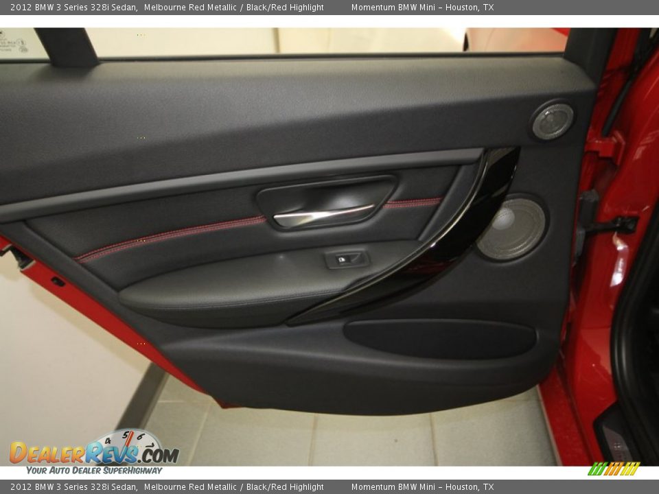 2012 BMW 3 Series 328i Sedan Melbourne Red Metallic / Black/Red Highlight Photo #30