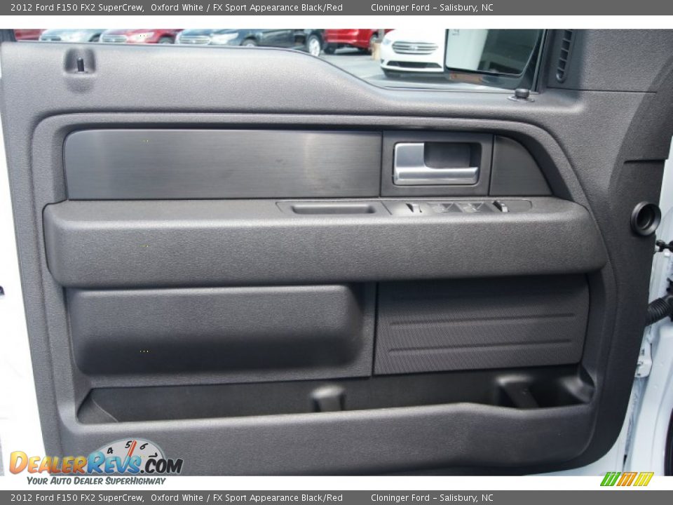 2012 Ford F150 FX2 SuperCrew Oxford White / FX Sport Appearance Black/Red Photo #8