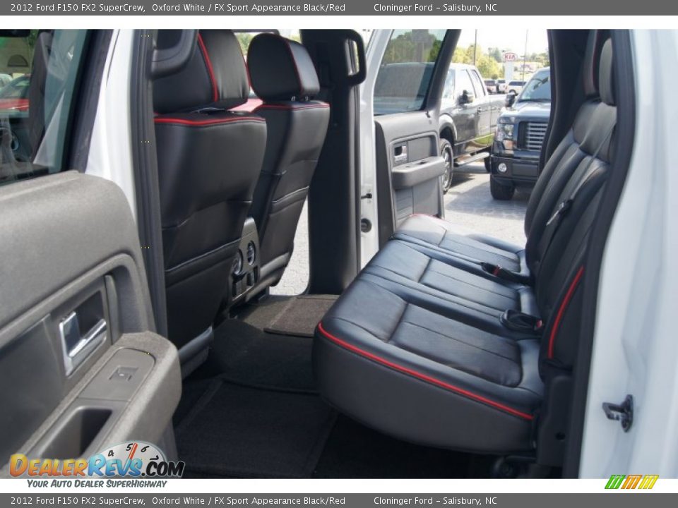 Rear Seat of 2012 Ford F150 FX2 SuperCrew Photo #11