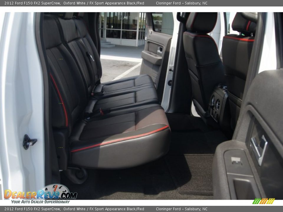 2012 Ford F150 FX2 SuperCrew Oxford White / FX Sport Appearance Black/Red Photo #12