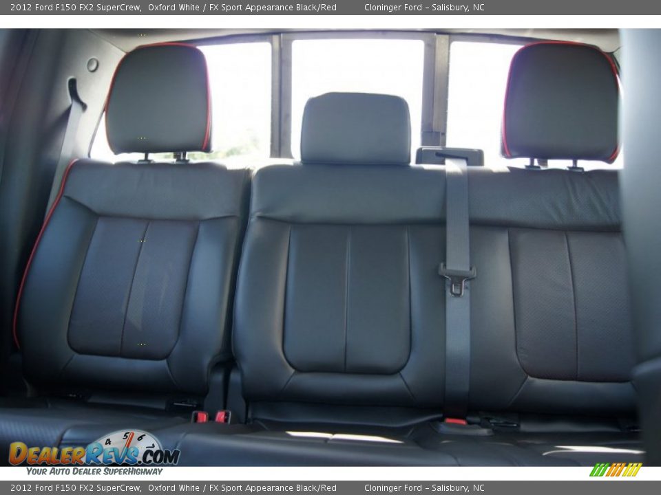 2012 Ford F150 FX2 SuperCrew Oxford White / FX Sport Appearance Black/Red Photo #13