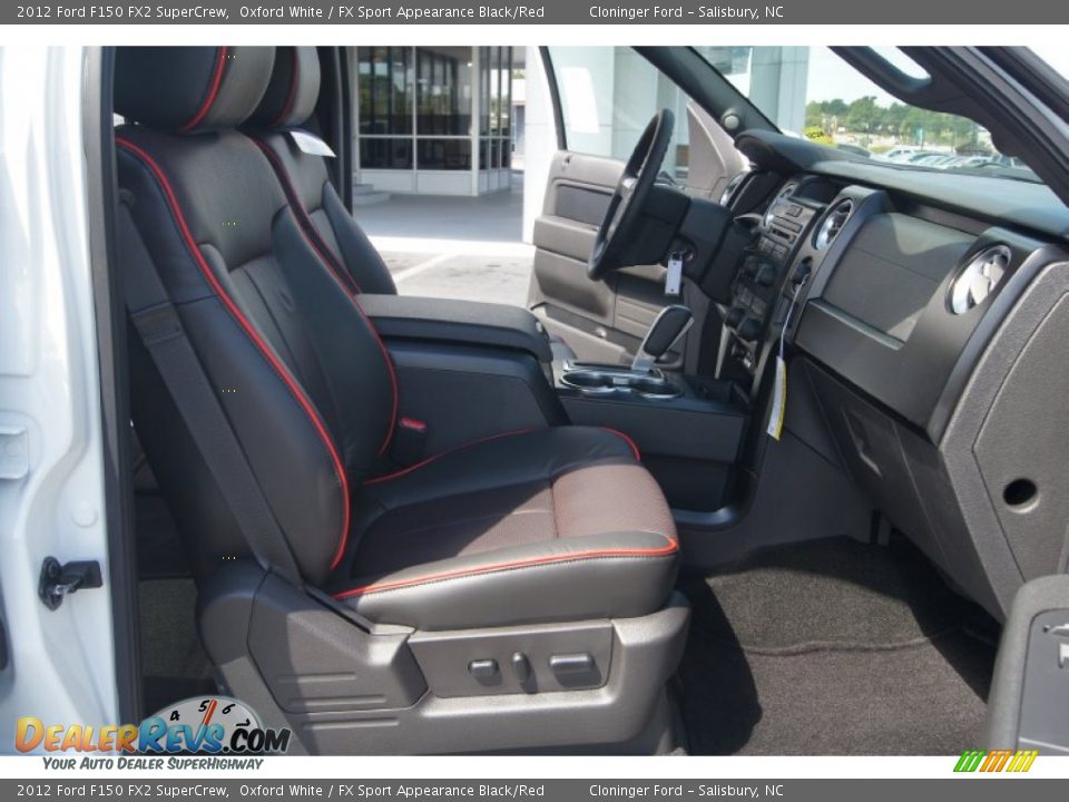 2012 Ford F150 FX2 SuperCrew Oxford White / FX Sport Appearance Black/Red Photo #14