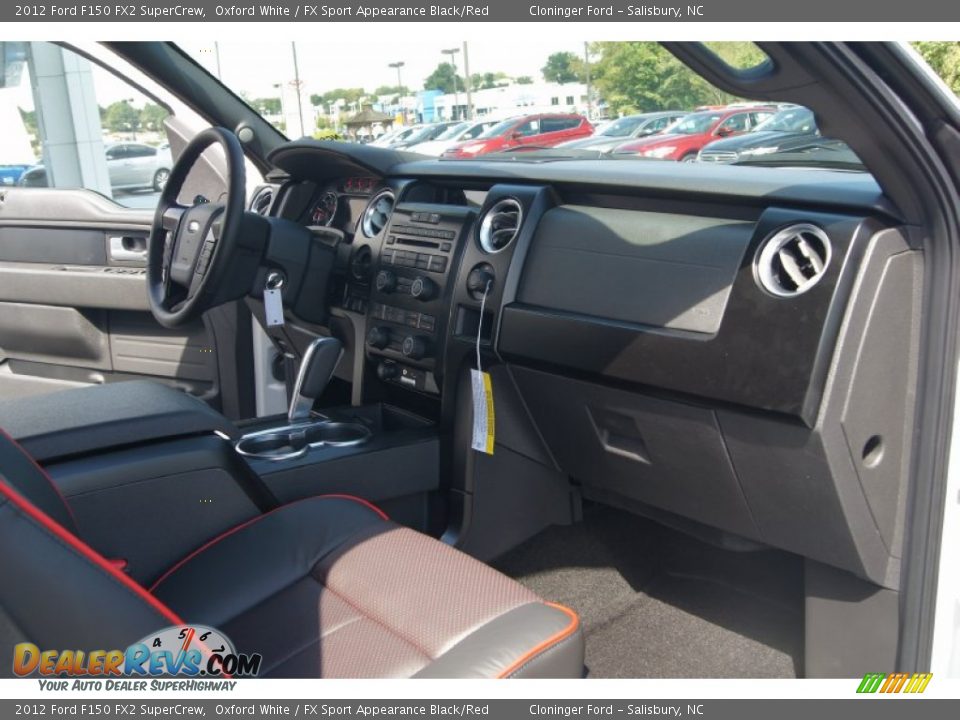 2012 Ford F150 FX2 SuperCrew Oxford White / FX Sport Appearance Black/Red Photo #15