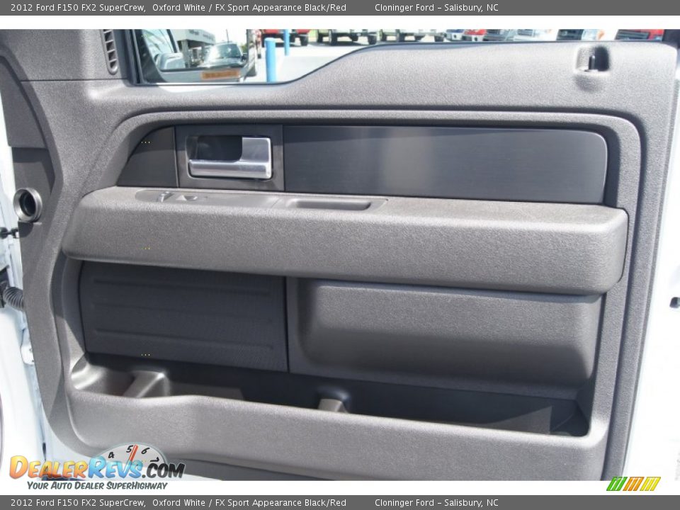 2012 Ford F150 FX2 SuperCrew Oxford White / FX Sport Appearance Black/Red Photo #16