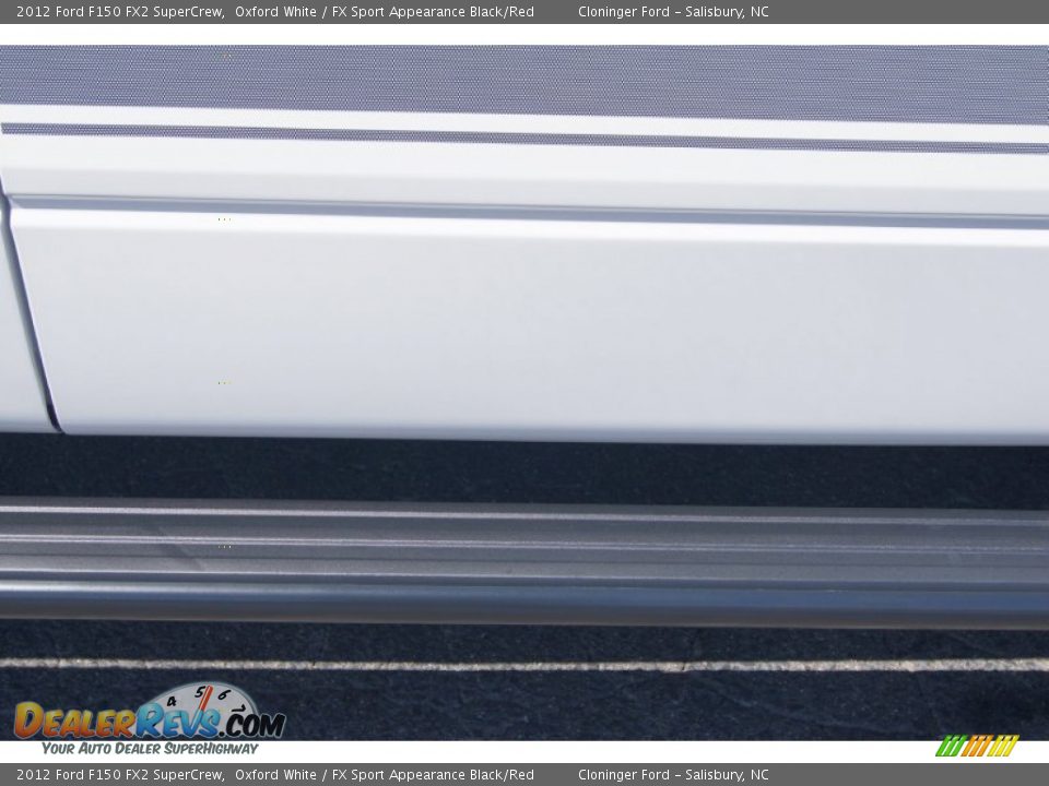 2012 Ford F150 FX2 SuperCrew Oxford White / FX Sport Appearance Black/Red Photo #18