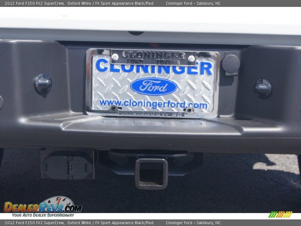 2012 Ford F150 FX2 SuperCrew Oxford White / FX Sport Appearance Black/Red Photo #22