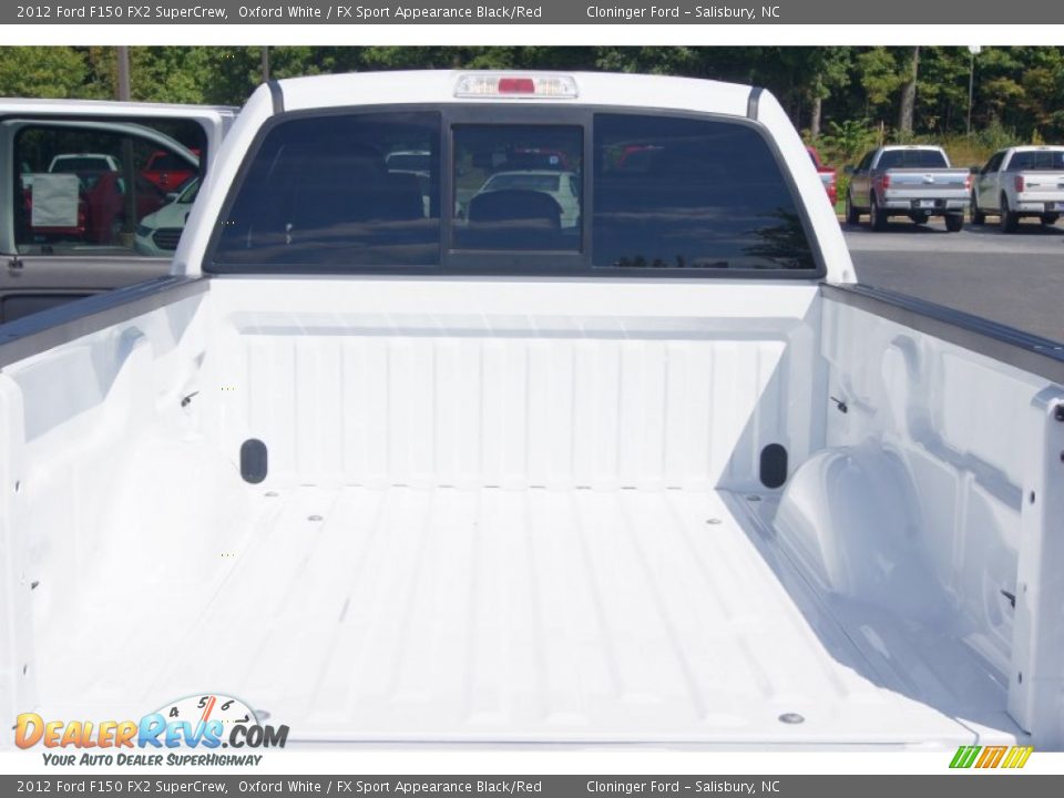 2012 Ford F150 FX2 SuperCrew Oxford White / FX Sport Appearance Black/Red Photo #23