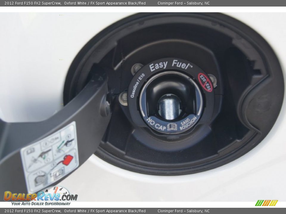 2012 Ford F150 FX2 SuperCrew Oxford White / FX Sport Appearance Black/Red Photo #24