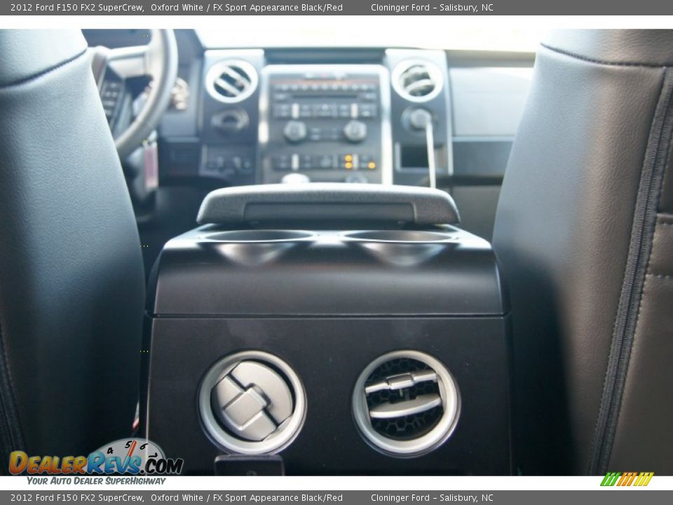 2012 Ford F150 FX2 SuperCrew Oxford White / FX Sport Appearance Black/Red Photo #25