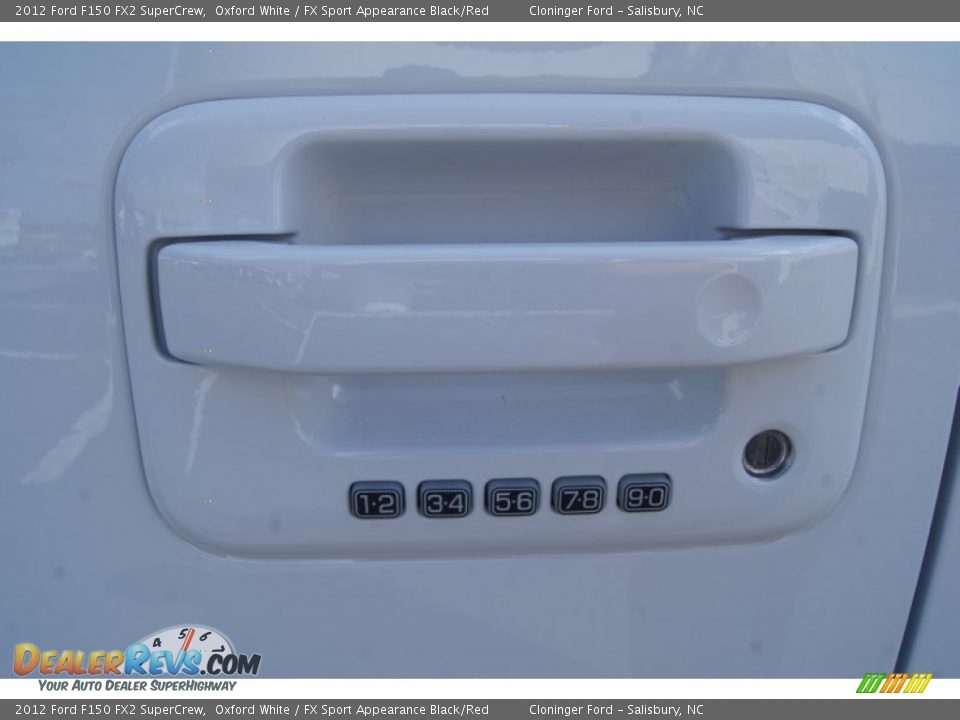 2012 Ford F150 FX2 SuperCrew Oxford White / FX Sport Appearance Black/Red Photo #28