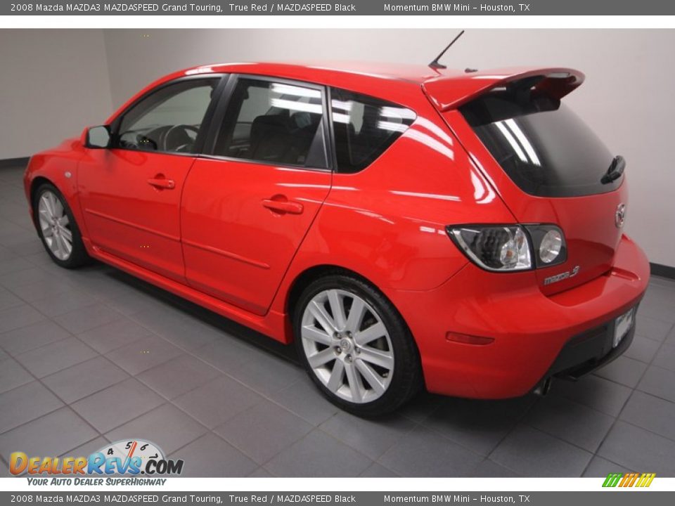 2008 Mazda MAZDA3 MAZDASPEED Grand Touring True Red / MAZDASPEED Black Photo #5